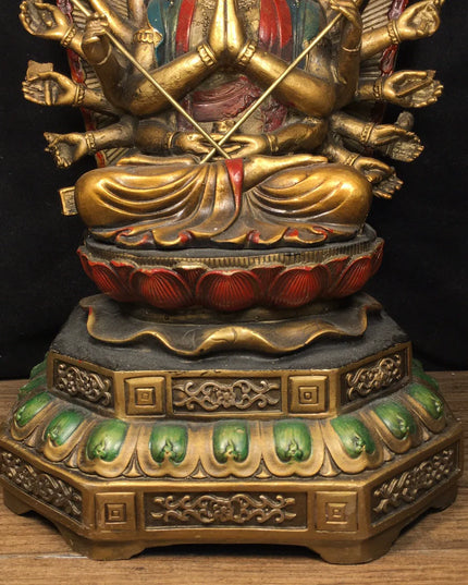 Avalokiteśvara WISDOM Tibetan Statue for Eliminating Difficulty