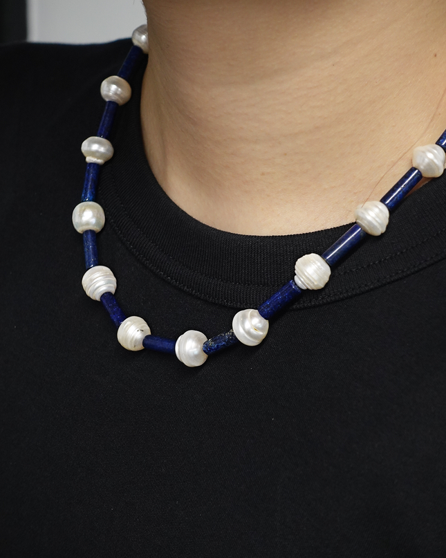 Tibetan Starry Sky Lapis Lazuli Fortune Necklace