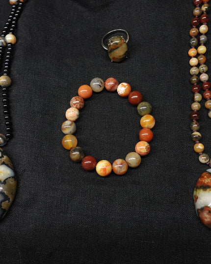 【Unique Item】 Five Elements Gemstone Necklace