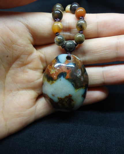 【Unique Item】 Five Elements Gemstone Necklace