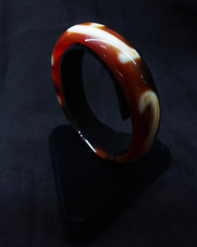 【Unique Item】 Sacred Money hock Agate Bracelet