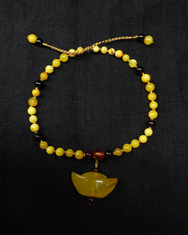 【Unique Item】 Amber ingot anklet