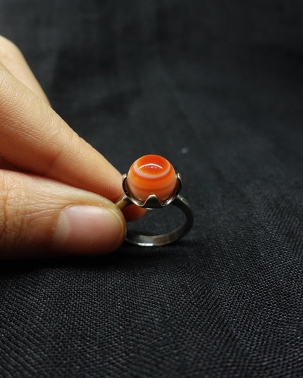 【Unique Item】 Round South Red Ring