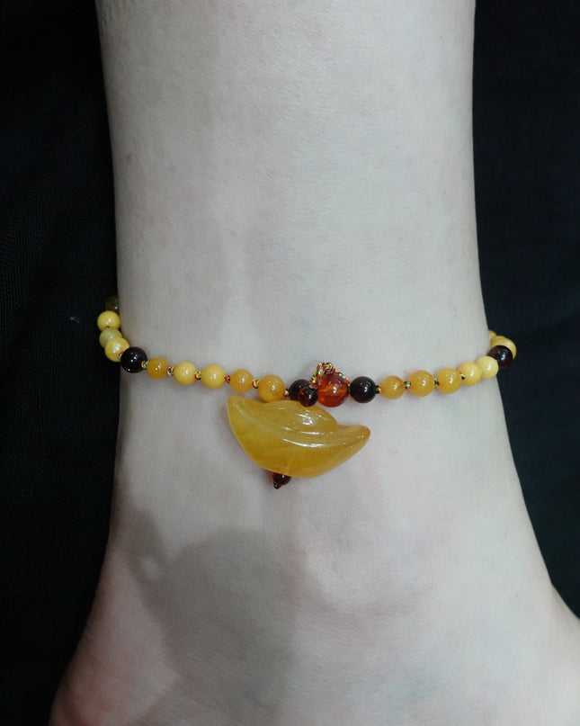 【Unique Item】 Amber ingot anklet