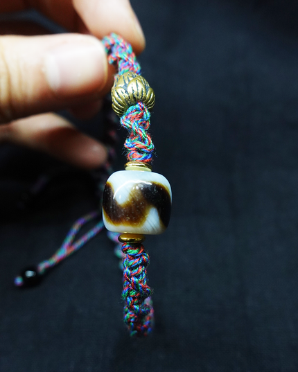 【Unique Item】"Fortune Powerhouse" Tiger Tooth Dzi Anklet
