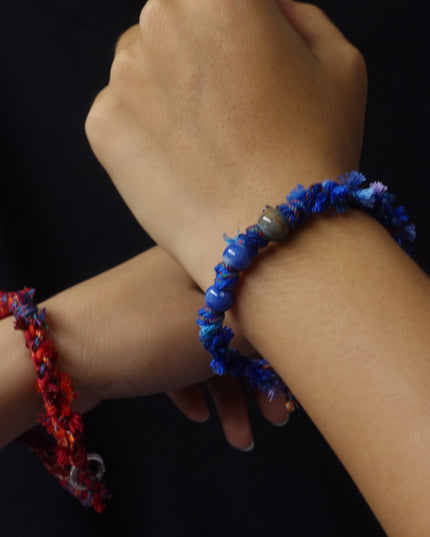 Heart of the World Bracelet | Couple's Bracelet with Blue Symbolism for Love and Connection