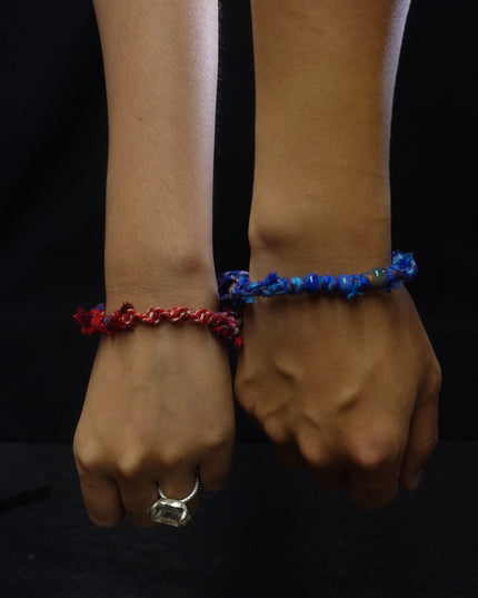 Heart of the World Bracelet | Couple's Bracelet with Blue Symbolism for Love and Connection
