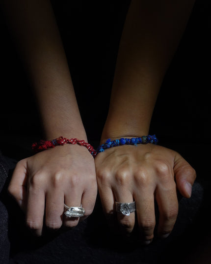 Heart of the World Bracelet | Couple's Bracelet with Blue Symbolism for Love and Connection