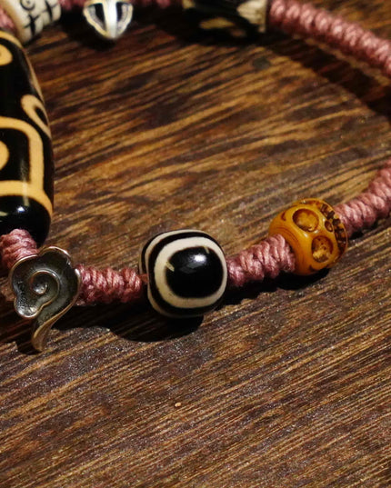 Nine Eyes Dzi Beads Tibetan Millennium Dzi Beads