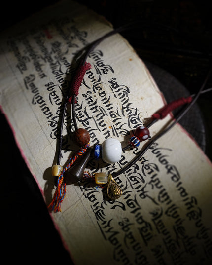 Tibetan Guardian Yak Bone Necklace