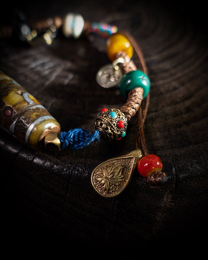 Sacred Tibetan Dzi Energy Bracelet