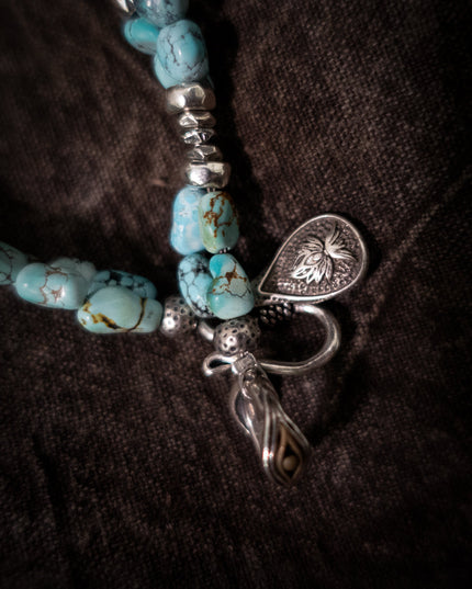 Balance Wisdom Turquoise Bracelet | Citoline & Sterling Silver Design
