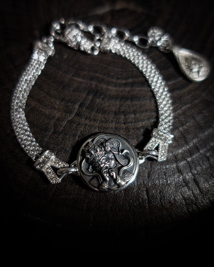 Himalayan female goddess of wealth Zakirum bracelet for prosperity