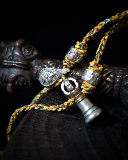 Multicolored Handcrafted Vajra Pendant Necklace