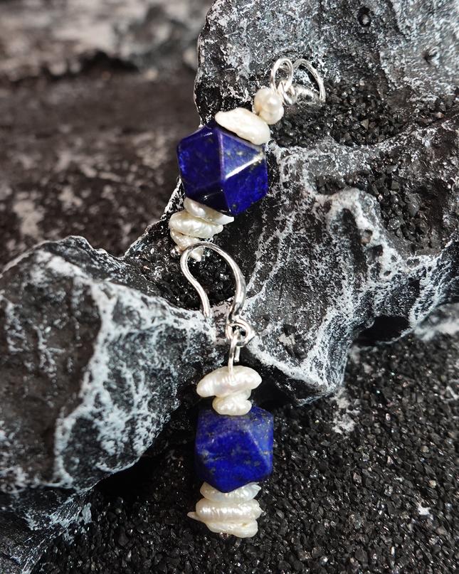 Kailash Moonlight Spiritual Pearl Earrings