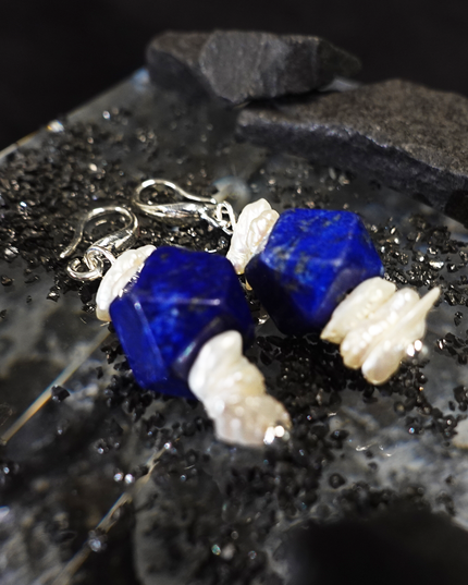 Kailash Moonlight Spiritual Pearl Earrings