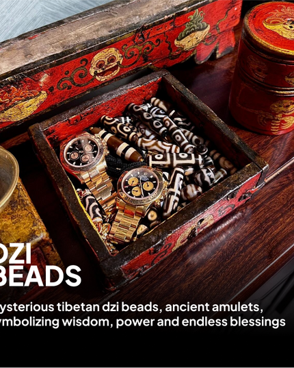 Daro Aquarius Old Dzi Beads Tibetan Millennium Dzi Beads Yellow and Pure