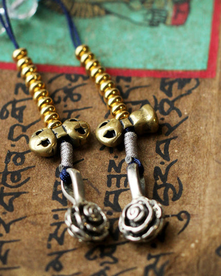 108 Mala Beads Crystal Healing Dorje Symbol Necklace