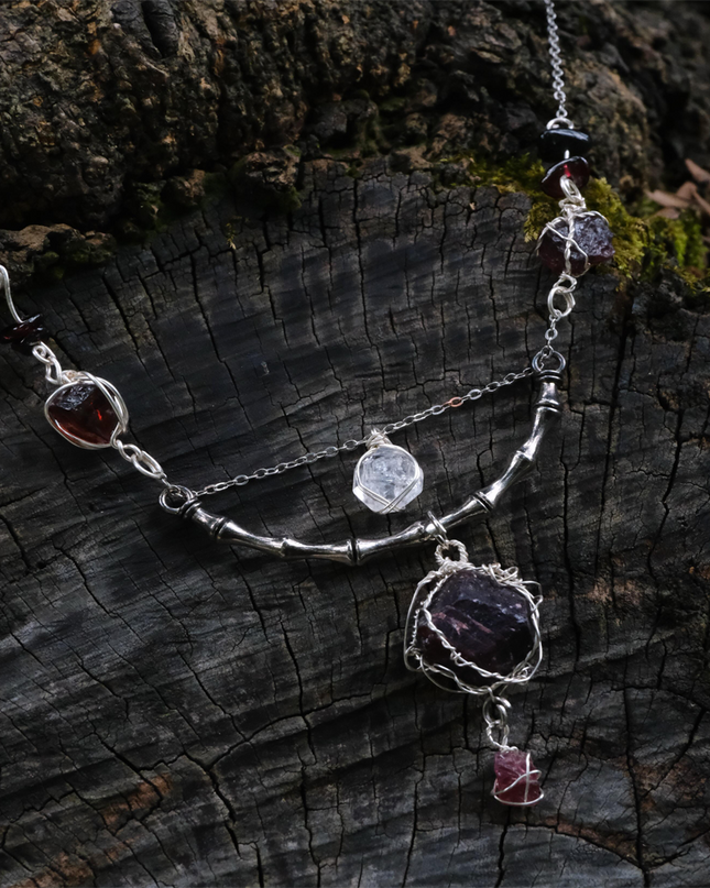 Peaceful Glow Clear Quartz  Necklace