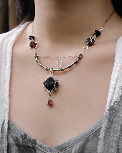 Peaceful Glow Clear Quartz  Necklace