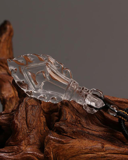 Wisdom Sword Clear Quartz Pendant