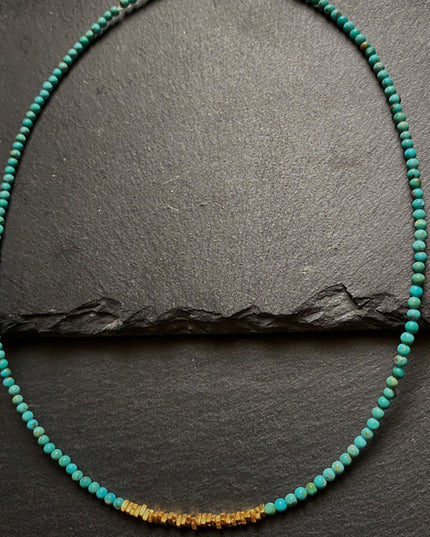 Spirit's Healing Journey Turquoise Necklace