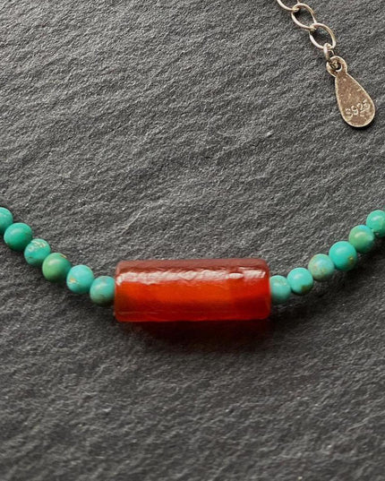 Soul Light Renewal Turquoise Necklace