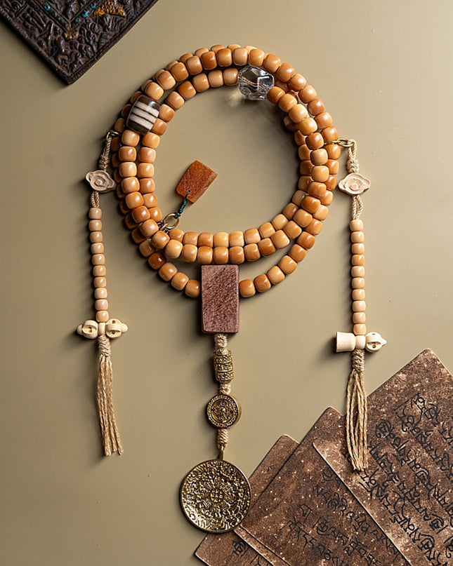 Kailash Energy - Tibetan Prosperity Mala Necklace