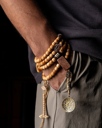 Kailash Energy - Tibetan Prosperity Mala Necklace