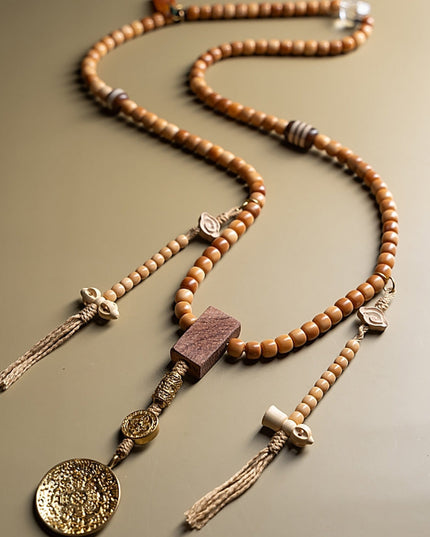 Kailash Energy - Tibetan Prosperity Mala Necklace