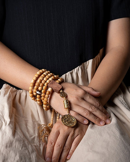 Kailash Energy - Tibetan Prosperity Mala Necklace
