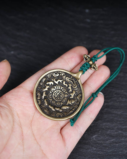 Zodiac Wealth Copper Pendant
