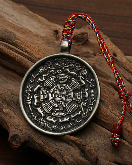 Prosperity Talisman Pendant Handcrafted Copper Wealth Talisman