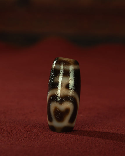 Antique Long Treasure Vase Pendant – Rare Dzi Energy Charm