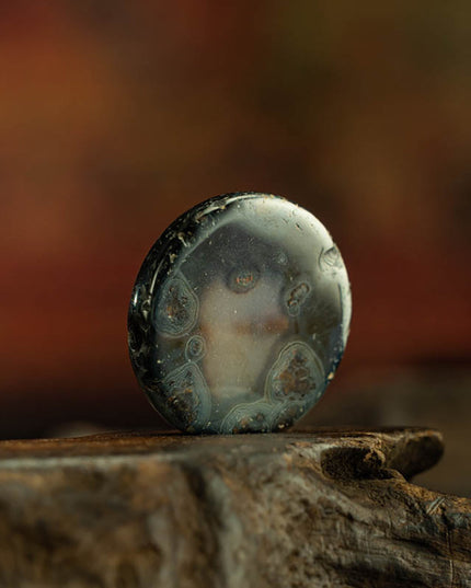 Tibetan East Rare Blue Aura Pendant