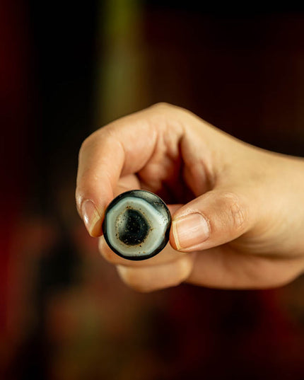 Tibetan East Rare Blue Aura Pendant