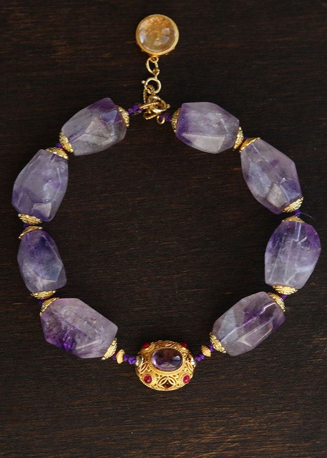 Regal Wealth Realm Amethyst Bracelet