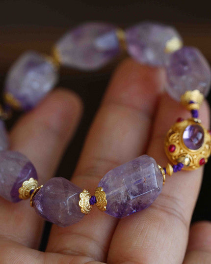 Regal Wealth Realm Amethyst Bracelet