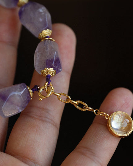 Regal Wealth Realm Amethyst Bracelet