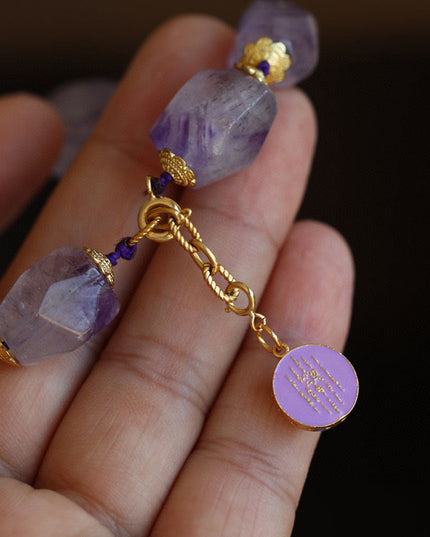 Regal Wealth Realm Amethyst Bracelet