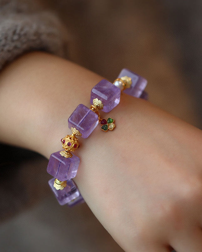 Celestial Blessing Harmony Amethyst Bracelet
