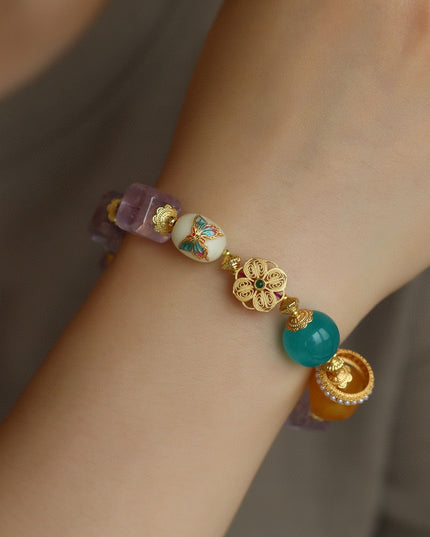 Healing Breath of Life Amethyst  Bracelet