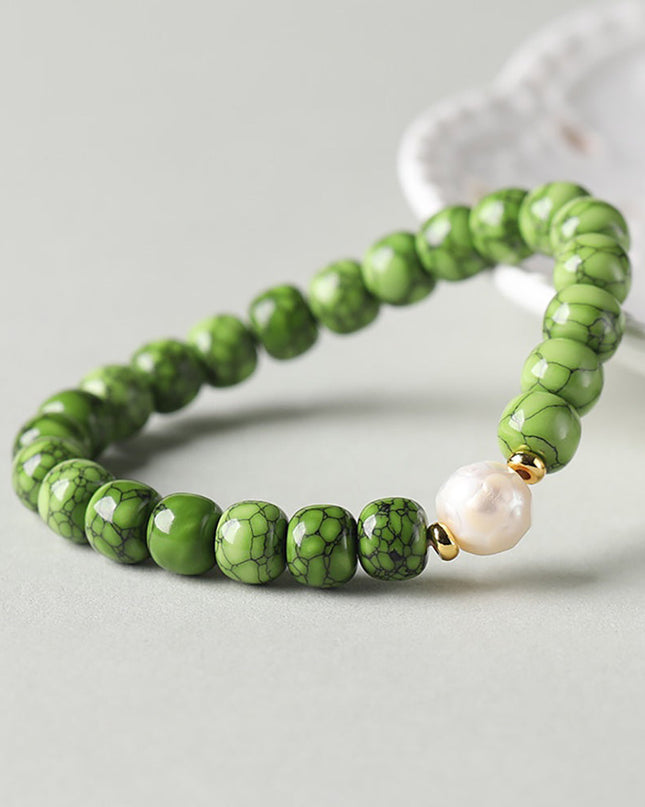 Tranquil Jade Turquoise Bracelet