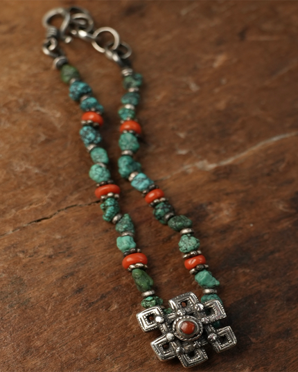 Wealth Guardian Turquoise Silver Bracelet