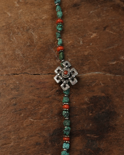 Wealth Guardian Turquoise Silver Bracelet