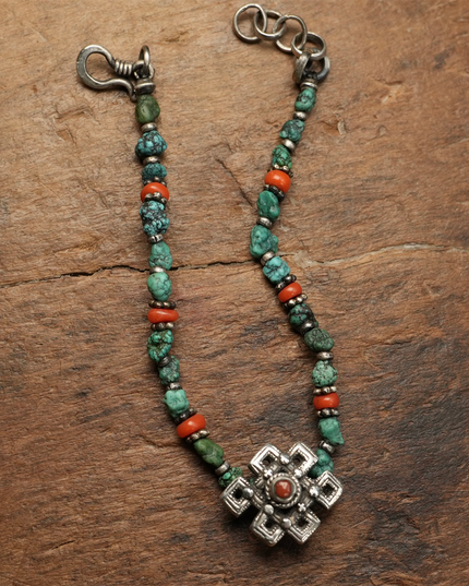 Wealth Guardian Turquoise Silver Bracelet