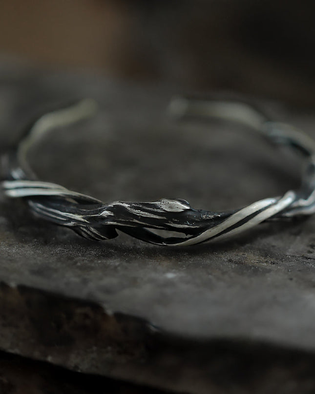 Twisted Fortune Sterling Silver Bracelet