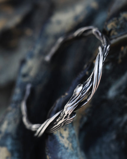 Twisted Fortune Sterling Silver Bracelet