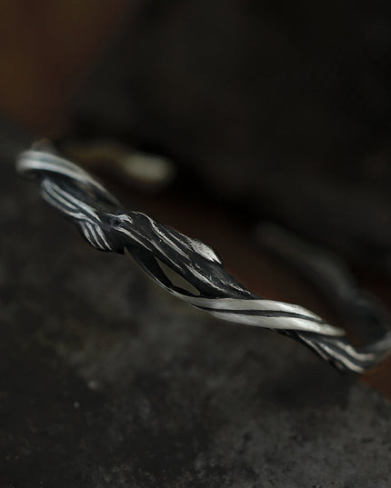 Twisted Fortune Sterling Silver Bracelet