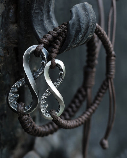 Infinity Guard Handcrafted Silver Bracelet